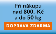 Doprava ZDARMA od 800 Kč a do 50kg