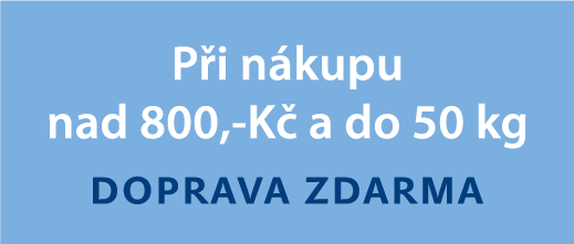 Doprava ZDARMA od 800 Kč a do 50kg